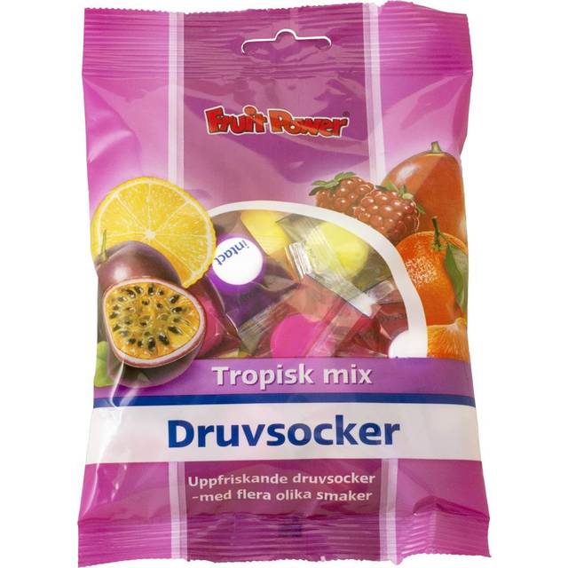 Fruit Power Druvsocker Tropisk mix