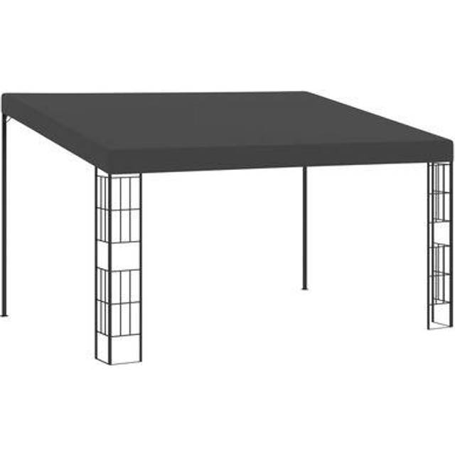 Vidaxl Wall-mounted Gazebo 3x4 M Anthracite Fabric