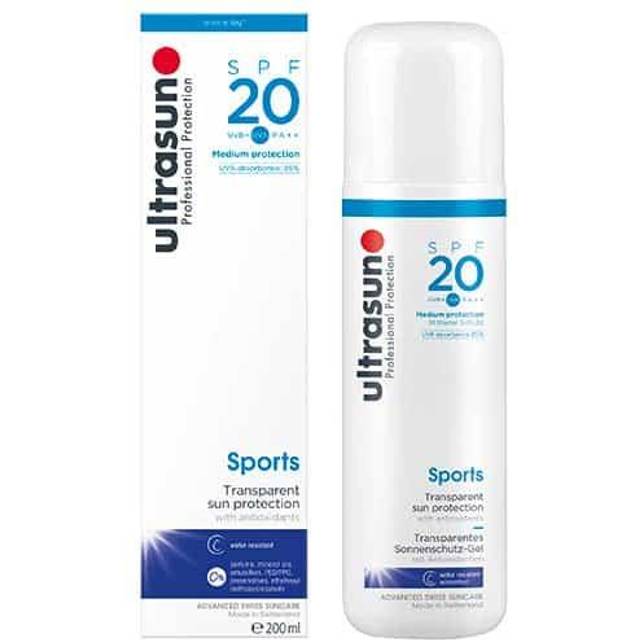 Ultrasun - Sports Formula Transparent Sun Protection SPF20 200ml for Men and Women