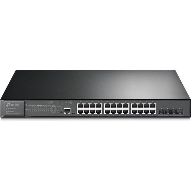 TP-Link TL-SG3428XMP JetStream™ 24-Port Gigabit and 4-Port 10GE SFP+ L2+ Managed Switch with 24-Port PoE+