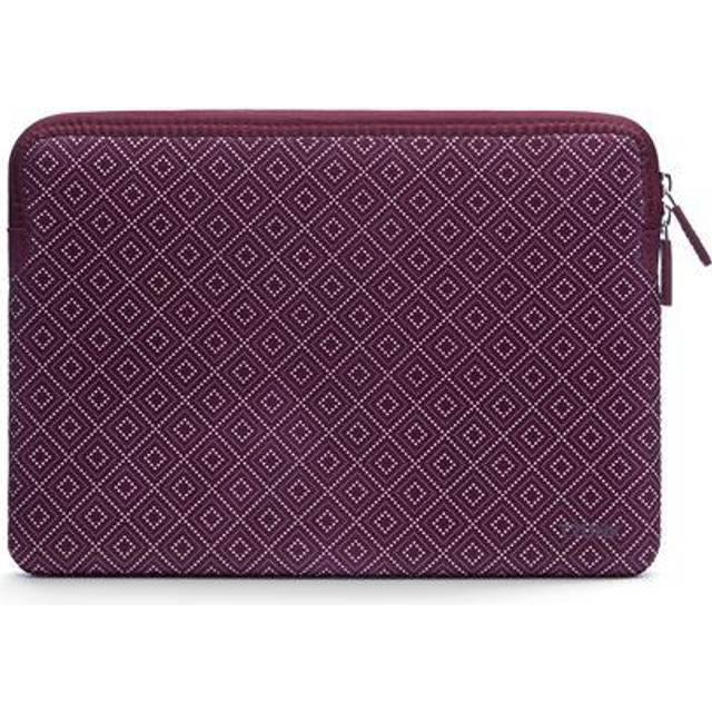 Trunk Neopren Sleeve til Bærbar PC 13" (30.5 x 22 x 2 cm) - Wine Red Rhombe