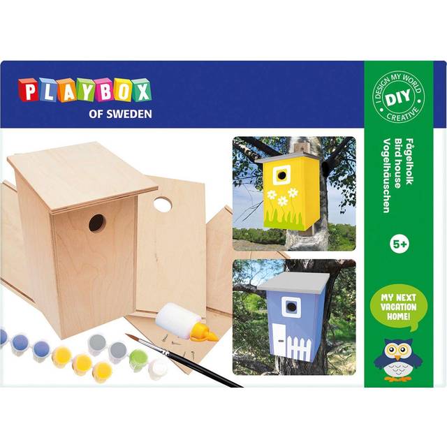 Pysselset - Bygg din egen Fågelholk, Playbox