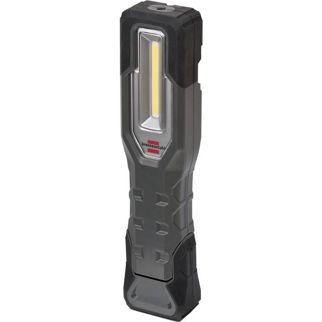 Brennenstuhl Rechargeable Hand Lamp - Inspection Light - Work Light - 1000 Lumen - Lasts Up To 24 Hours Per Charge, Black