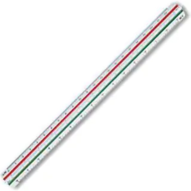 Staedtler Triangular Ruler (Scale 1)