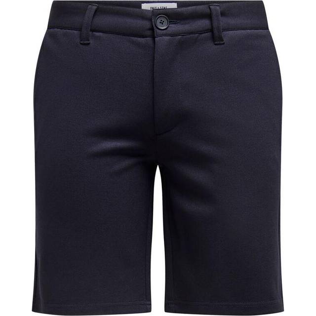 ONLY & SONS Chino Shorts ONSMARK medelhög midja normalt skurna shorts, natthimmel, M