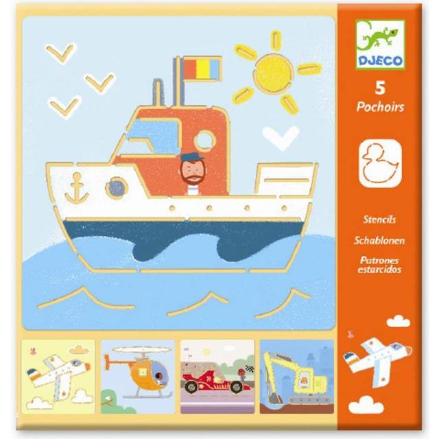 Djeco Stencils - Transport