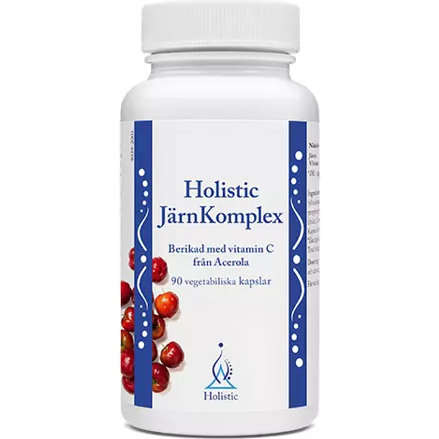 Holistic Järnkomplex 25 mg 90 kapslar