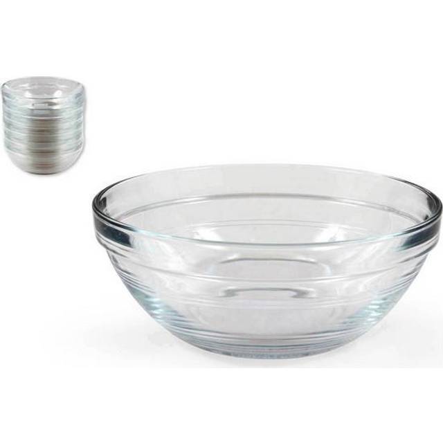 14cm Clear Lys Glass Nesting Mixing Bowl