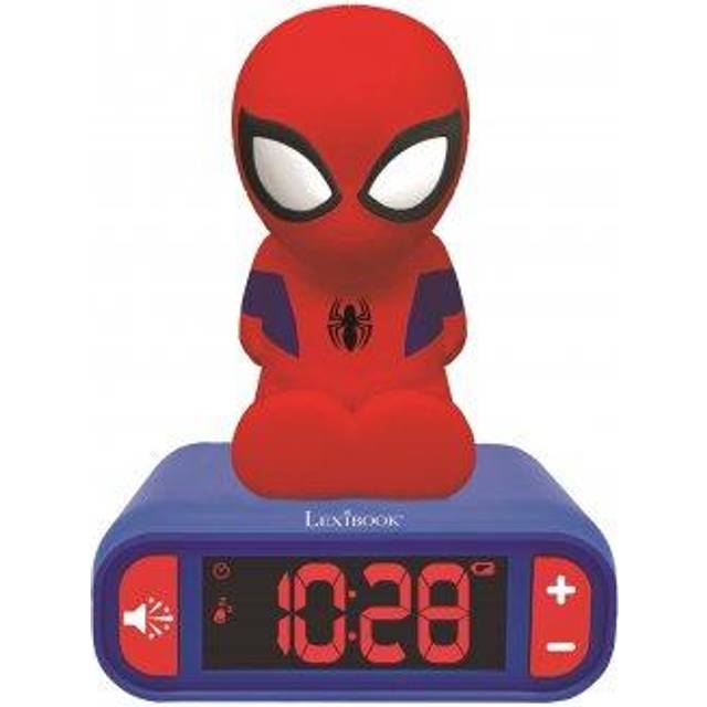 LEXIBOOK RL800SP Nightlight Alarm Clock - Spider-Man