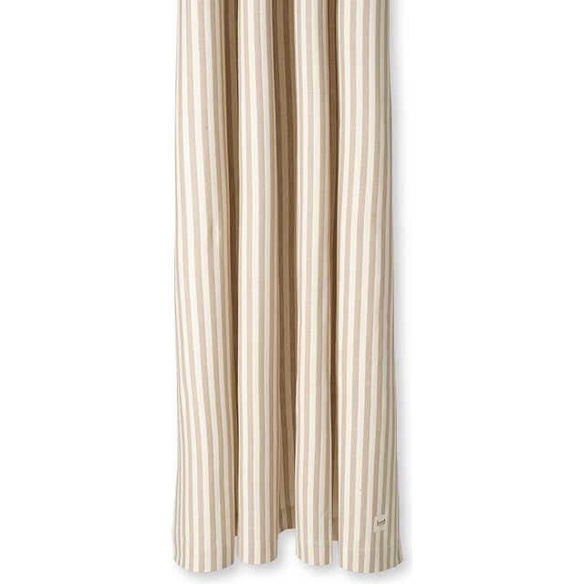 Ferm Living - Chambray Shower Curtain - sand & off-white/gestreift/BxH 160x205cm (205.0 x 160.0 x 0.2cm)