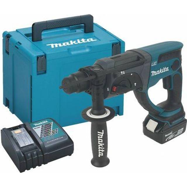 Makita DHR202 18V LXT Lithium 2kg SDS Hammer Drill + 1 x 4.0 Battery + Case