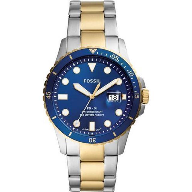 Fossil, Watches, male, Multicolor, ONE SIZE, Neutra Chrono Stainless Steel Watch