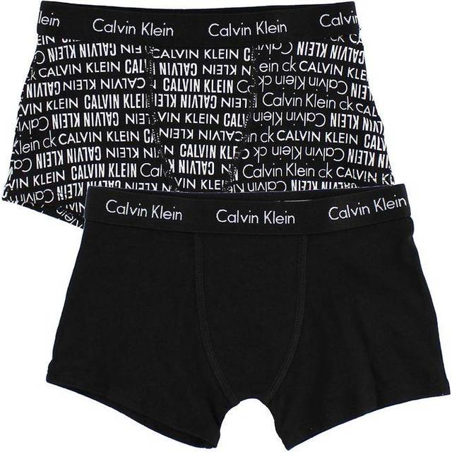 Calvin Klein Kids Logomania Boxers - Black - 12-14