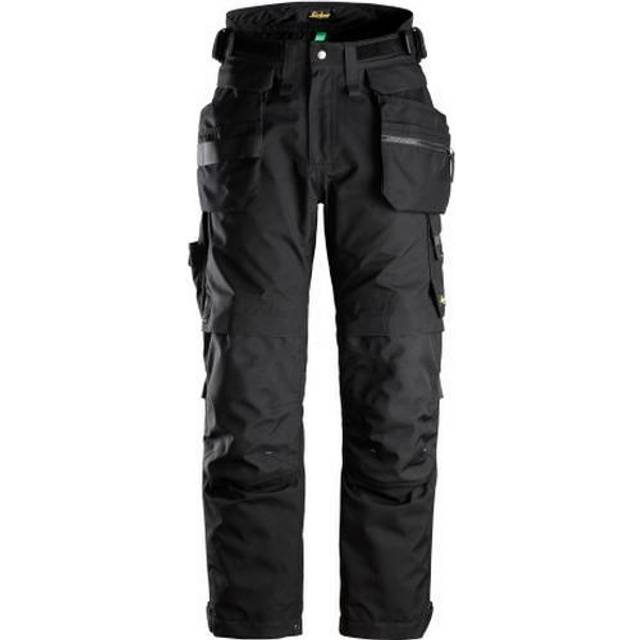 Snickers Workwear FlexiWork, GORE-TEX 37.5®-fodrad byxa+ hölsterfickor - Svart / XL Kort