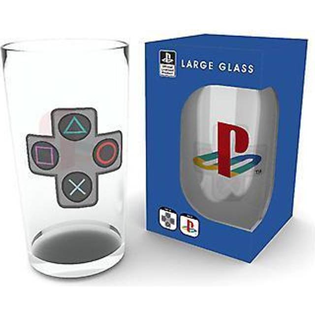Abysse PLAYSTATION - Stort glas - 400ml - Knappar - låda