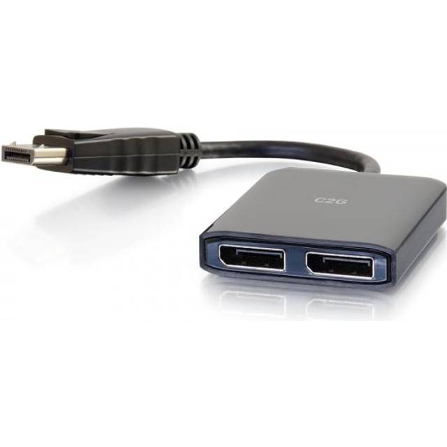 C2G DisplayPort 1.2 till Dual Displayport 4K Dual Monitor MST-hub, DP Multi-Stream Transport (MST)