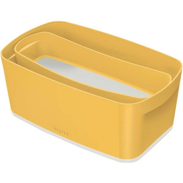 Leitz MyBox Cosy Organiser Tray Long, Storage, W 307 X H 55 X D 105mm/Wsg, Warm - Warm Yellow