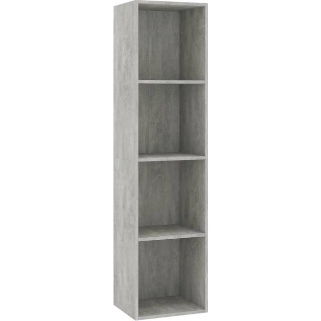 (white and sonoma oak, 36 x 30 x 143 cm) vidaXL Book Cabinet/TV Cabinet Engineered Wood Highboard Cupboard Bookshelf