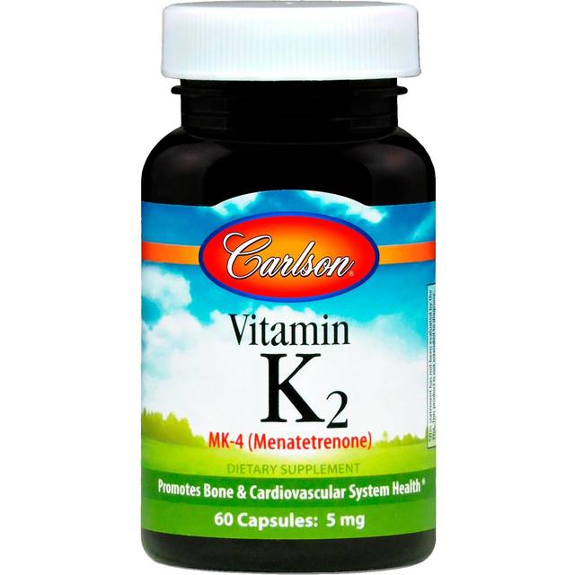 Carlson  Vitamin K2  MK-4 (Menatetrenone)  5 mg  60 Capsules