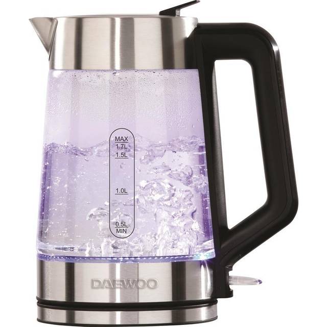 Daewoo 1.7L Easy Fill Kettle with LED Illumination - Multi