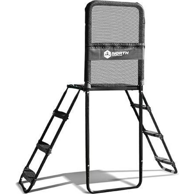 North Trampoline North Base Platform Incl. Ladder Studsmattor Black - One Size