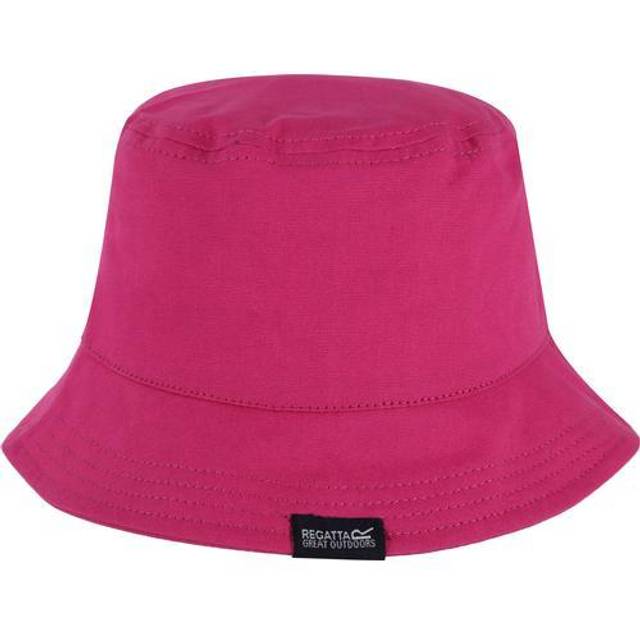 Regatta Childrens Unisex Great Outdoors Childrens/Kids Crow Canvas Bucket Hat - Multicolour Cotton - Size Y