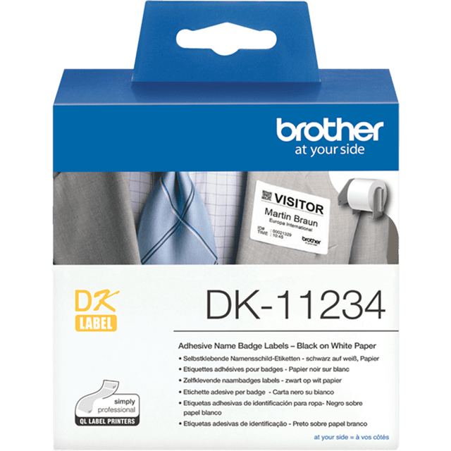 Brother DK11234 Visitor Badge Label Roll