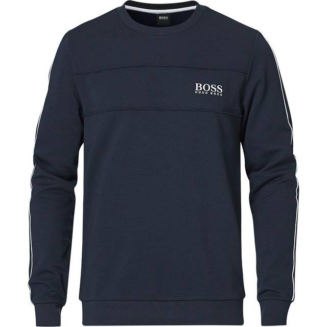 BOSS Sweatshirt för män, Mörkblå403, XL