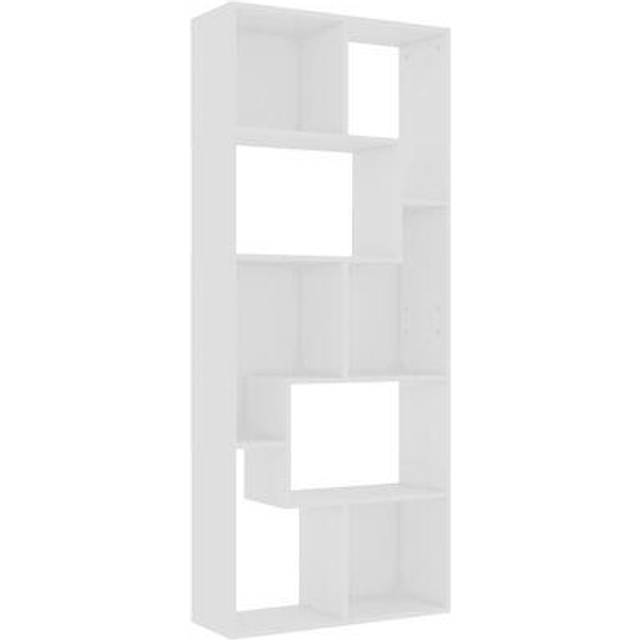 Book Cabinet Concrete Grey 67x24x161 cm Engineered Wood Vidaxl