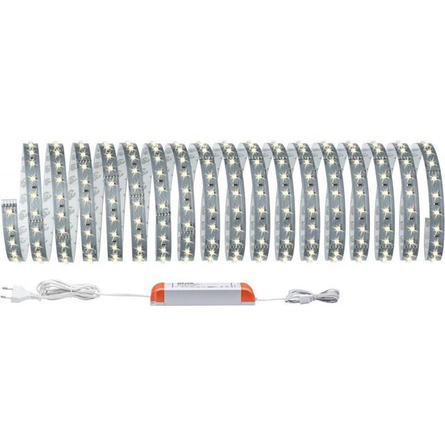 Paulmann 70829 MaxLED 500 Strip Basic Set 10 m 2700 K Warm White LED Strip uncoated 53.5W Lighting Strip 5500 lm Light Strip 72 LED 24 V