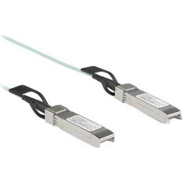 StarTech.com Dell EMC AOC-SFP-10G-3M Compatible 3m/9.84ft 10G SFP+ to SFP+ AOC Cable - 10GbE SFP+ Active Optical Fiber - 10Gbps SFP Plus/Mini GBIC/Transceiver Module Cable - ~Dell EMC AOC-SFP-10G-3M Compatible 3m/9.84ft 10G SFP+ to SFP+ AOC Cable - 1