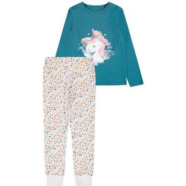 NAME IT Nkfnightset Real Unicorn Noos |Blå |110-116