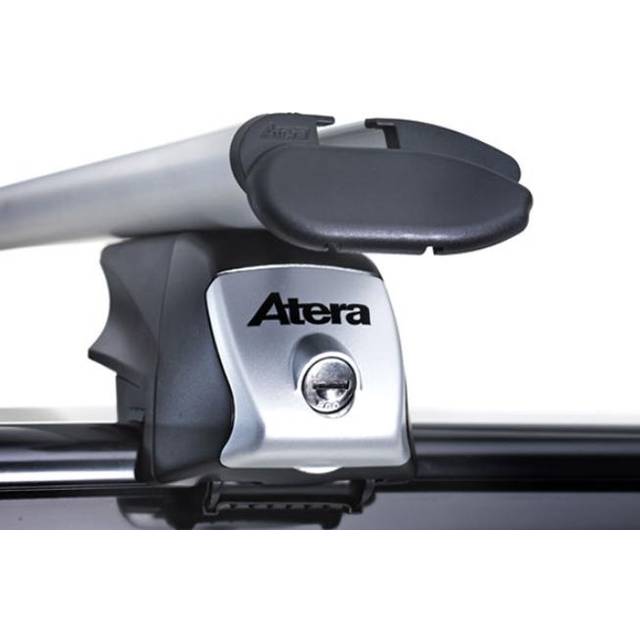 Atera 048422 RTD hållare av förzinkat stålrör, plastöverdrag, fyra kanter bärrör, profil: 32 x 22 mm, svart