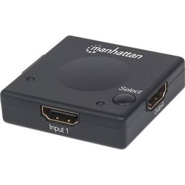 Manhattan HDMI 1080p Switch 2-Port, Automatic and Manual...