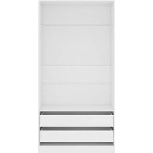 Vidaxl Wardrobe Concrete Grey 100X50X200 Cm Engineered Wood - One Size