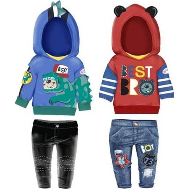 Baby Born Boy Outfit for 43cm Dolls (Styles Vary)