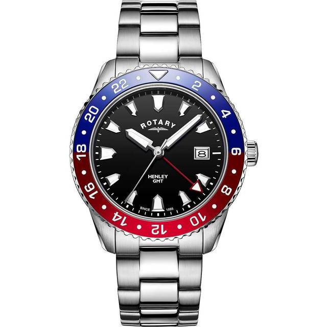 Rotary GB05108/30 Henley Herrenuhr GMT 42mm 10ATM