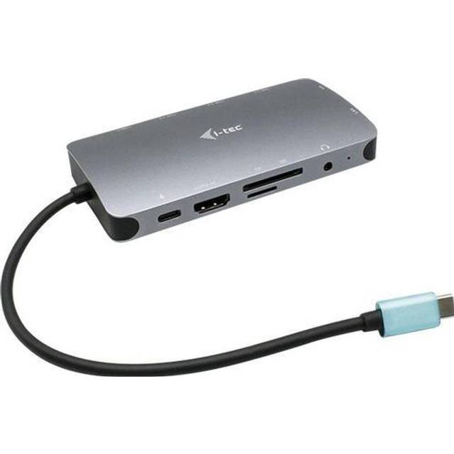 i-tec Metal USB-C Travel Nano Dock HDMI/VGA with LAN + Power Delivery 100 W