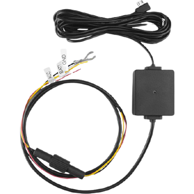 Garmin Dash Cam Parking Mode Cable - für Garmin Dash Cams, Festeinbaukabel für Überwachungsmodus, 010-12530-03, noir