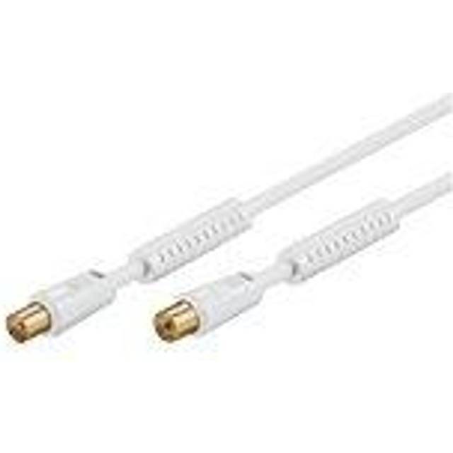 Microconnect Coax010whq Coax M-f 10m White 75 Ohm