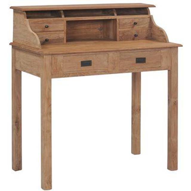 Desk 90x50x100 cm Solid Teak Wood Vidaxl