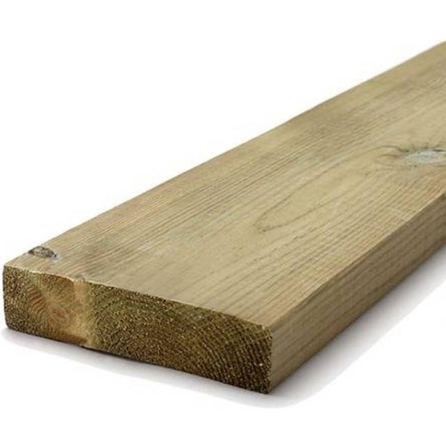 Furu 28 x 120 mm terrassebord, CU-impregnert, klasse 1