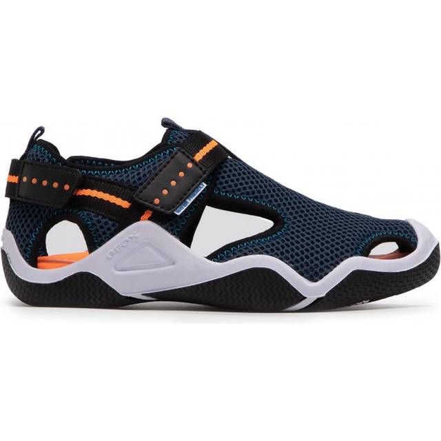 Kids Wader Breathable Sandals - Navy/Orange/Fluorescent - 27 (9 to 9.5)