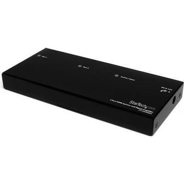 StarTech.com 2-port HDMI splitter and signal amplifier