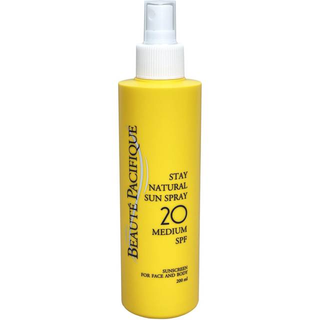 Beauté Pacifique Stay Natural Sun Spray SPF20 200ml - Bedste sololie - Dinskønhed.dk