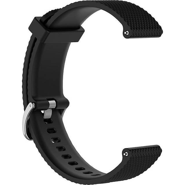 Armband kompatibelt med Polar Vantage M (22 mm), Sportigt klockarmband, Ersättningsarmband för smartwatch, av vattentåligt silikon, Svart