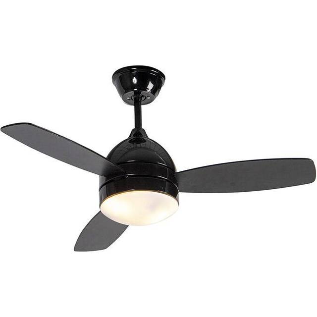 Qazqa - Ceiling Fan Brass 96cm with Remote Control - Rotar