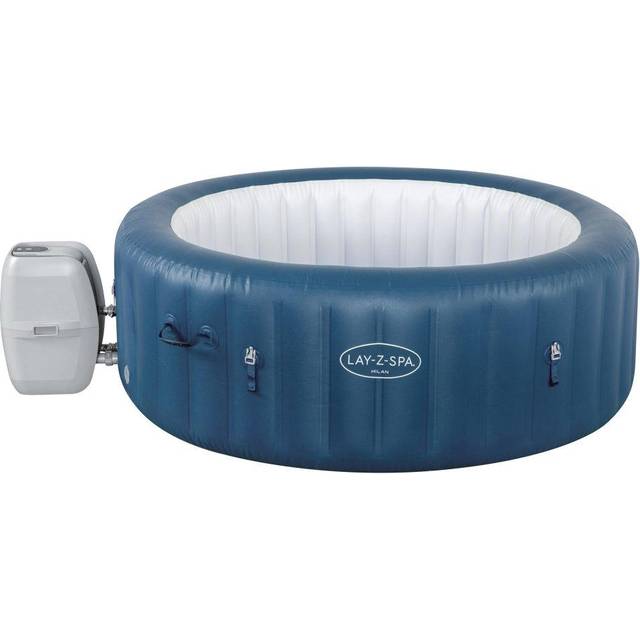Bestway Blue Lay-Z-Spa Milan Airjet Plus Inflatable Hot Tub