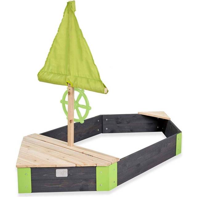 EXIT Aksent wooden sandpit boat 190x90cm