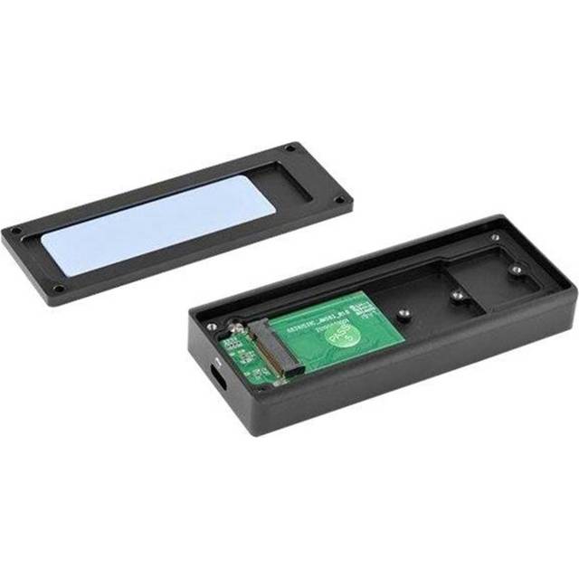 StarTech.com USB-C 10Gbps M.2 NVMe PCIe SSD Enclosure - Rugged Aluminum External M.2 PCIe M-Key Case IP67 Rated - 1GB/s Read/Write - Supports 2230/2242/2260/2280 - TB3 Compatible - Mac/PC